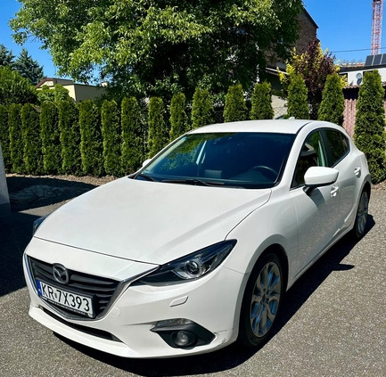 Mazda 3 cena 57750 przebieg: 98000, rok produkcji 2015 z Kraków małe 79